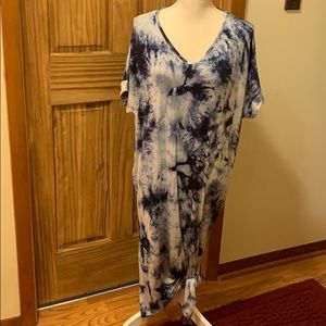 NWT - Blue &White Maxi dress